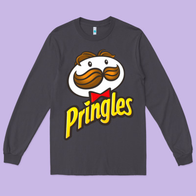 Pringles Snack For All Long Sleeve Tee Designed By Artmosaic