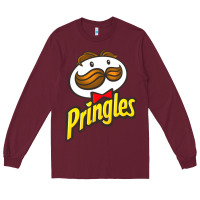 Burgundy pringles snack for all Long Sleeve Tee - ArtMosaic