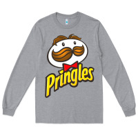 Heather Grey pringles snack for all Long Sleeve Tee - ArtMosaic
