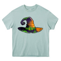 Arona Purple leopard witch hat Heavy Core Tee - Jasminsmagicworld