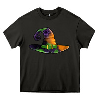 Asphalt Purple leopard witch hat Heavy Core Tee - Jasminsmagicworld