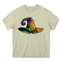 Purple Leopard Witch Hat Heavy Core Tee | Teevron
