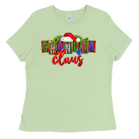 Matcha Christmas Grandpa Claus Ladies Tee - FaDigitalArtStudio