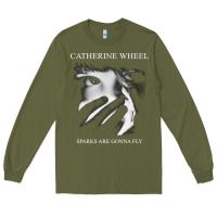 Army Green Catherine wheel, Catherine wheel art, Catherine wheel vintage, Catheri Long Sleeve Tee - ArtMosaic