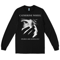 Black Catherine wheel, Catherine wheel art, Catherine wheel vintage, Catheri Long Sleeve Tee - ArtMosaic