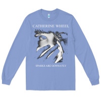 Colony Blue Catherine wheel, Catherine wheel art, Catherine wheel vintage, Catheri Long Sleeve Tee - ArtMosaic