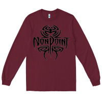 Burgundy Nonpoint, Nonpoint Art, Nonpoint Vintage, Nonpoint Trend, Long Sleeve Tee - ArtMosaic