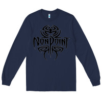 Navy Nonpoint, Nonpoint Art, Nonpoint Vintage, Nonpoint Trend, Long Sleeve Tee - ArtMosaic