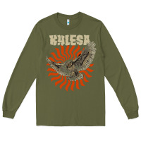 Army Green Kylesa Long Sleeve Tee - ArtMosaic
