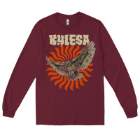 Burgundy Kylesa Long Sleeve Tee - ArtMosaic