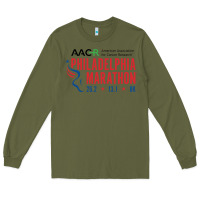 Army Green PHILADELPHIA MARATHON Long Sleeve Tee - ArtMosaic