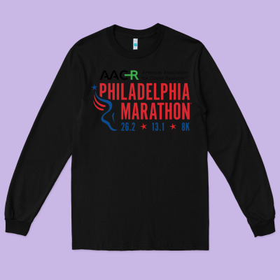 Philadelphia Marathon Long Sleeve Tee Designed By Artmosaic