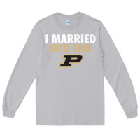 Moon Dust Purdue Boilermakers Married Into This - Apparel Long Sleeve Tee - ArtMosaic