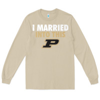 Mushroom Purdue Boilermakers Married Into This - Apparel Long Sleeve Tee - ArtMosaic