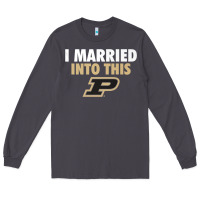 Smoke Purdue Boilermakers Married Into This - Apparel Long Sleeve Tee - ArtMosaic
