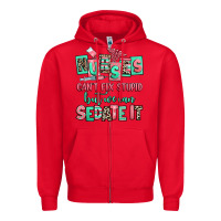 Red nurses cant fix stupid but we can sedate it Zipper Hoodie - RanaPortraitStore