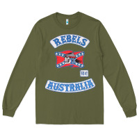 Army Green rebel MC supporter Long Sleeve Tee - ArtMosaic