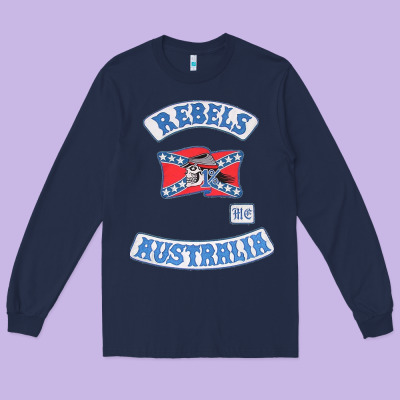 Rebel Mc Supporter Long Sleeve Tee Designed By Artmosaic