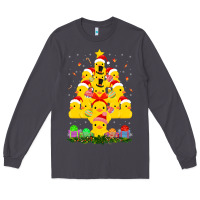 Smoke duck rubber duck christmas tree duckie and quack christmas 123 Long Sleeve Tee - ArtMosaic