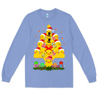 Colony Blue duck rubber duck christmas tree duckie and quack christmas 123 Long Sleeve Tee - ArtMosaic
