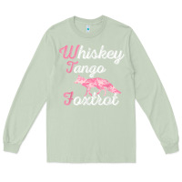 Matcha whiskey tango foxtrot military womens fun wtf quote t shirt Long Sleeve Tee - ArtMosaic
