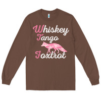 Chestnut whiskey tango foxtrot military womens fun wtf quote t shirt Long Sleeve Tee - ArtMosaic