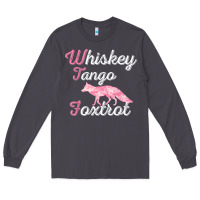 Smoke whiskey tango foxtrot military womens fun wtf quote t shirt Long Sleeve Tee - ArtMosaic