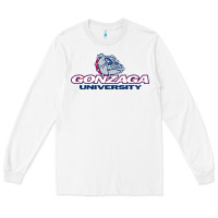 White the gonzaga bulldogs Long Sleeve Tee - ArtMosaic