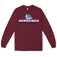 Burgundy the gonzaga bulldogs Long Sleeve Tee - ArtMosaic
