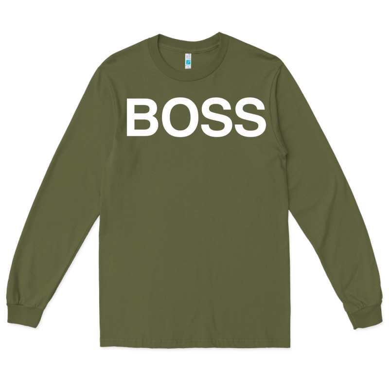 Boss Premium Long Sleeve Tee by ArtMosaic | Teevron