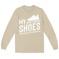 Mushroom cross country running   xc run runner pullover hoodie Long Sleeve Tee - ArtMosaic
