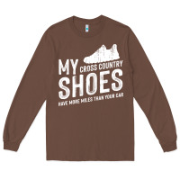 Chestnut cross country running   xc run runner pullover hoodie Long Sleeve Tee - ArtMosaic