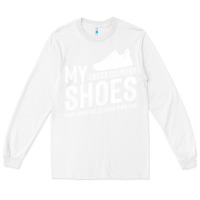 White cross country running   xc run runner pullover hoodie Long Sleeve Tee - ArtMosaic