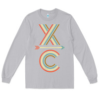 Moon Dust X-Country Design For Cross Country Runners and Coaches Long Sleeve Tee - ArtMosaic
