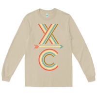 Mushroom X-Country Design For Cross Country Runners and Coaches Long Sleeve Tee - ArtMosaic