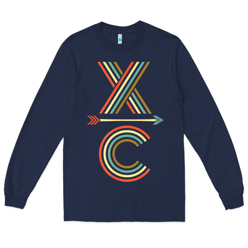 X-country Design For Cross Country Runners And Coaches Long Sleeve Tee by ArtMosaic | Teevron