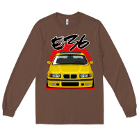 Chestnut Yellow E36 Long Sleeve Tee - ArtMosaic