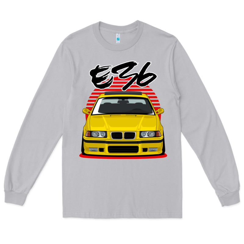 Yellow E36 Long Sleeve Tee by ArtMosaic | Teevron