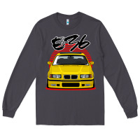 Smoke Yellow E36 Long Sleeve Tee - ArtMosaic