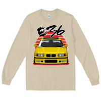 Mushroom Yellow E36 Long Sleeve Tee - ArtMosaic