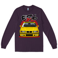 Plum Yellow E36 Long Sleeve Tee - ArtMosaic