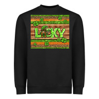 Black st Patricks lucky gnome Heavyweight Sweatshirt - Jasminsmagicworld