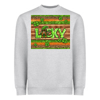 Heather Grey st Patricks lucky gnome Heavyweight Sweatshirt - Jasminsmagicworld