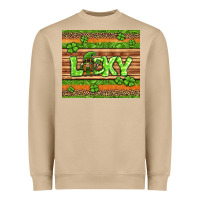 Mushroom st Patricks lucky gnome Heavyweight Sweatshirt - Jasminsmagicworld