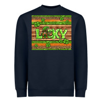 Navy st Patricks lucky gnome Heavyweight Sweatshirt - Jasminsmagicworld