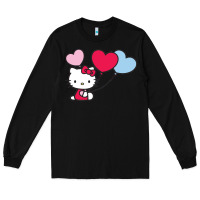 Black kitty Long Sleeve Tee - ArtMosaic