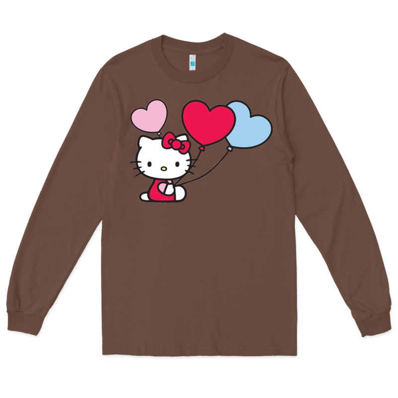 Kitty Long Sleeve Tee by ArtMosaic | Teevron