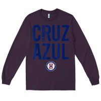 Plum deportivo cruz azul t shirt Long Sleeve Tee - ArtMosaic