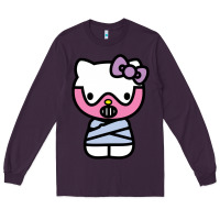 Plum hell kitty cute devil Long Sleeve Tee - ArtMosaic