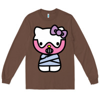 Chestnut hell kitty cute devil Long Sleeve Tee - ArtMosaic